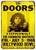 The Doors Vintage Figure Typography Music Band Poster Metal Bar Signs for Wall Art Decoration