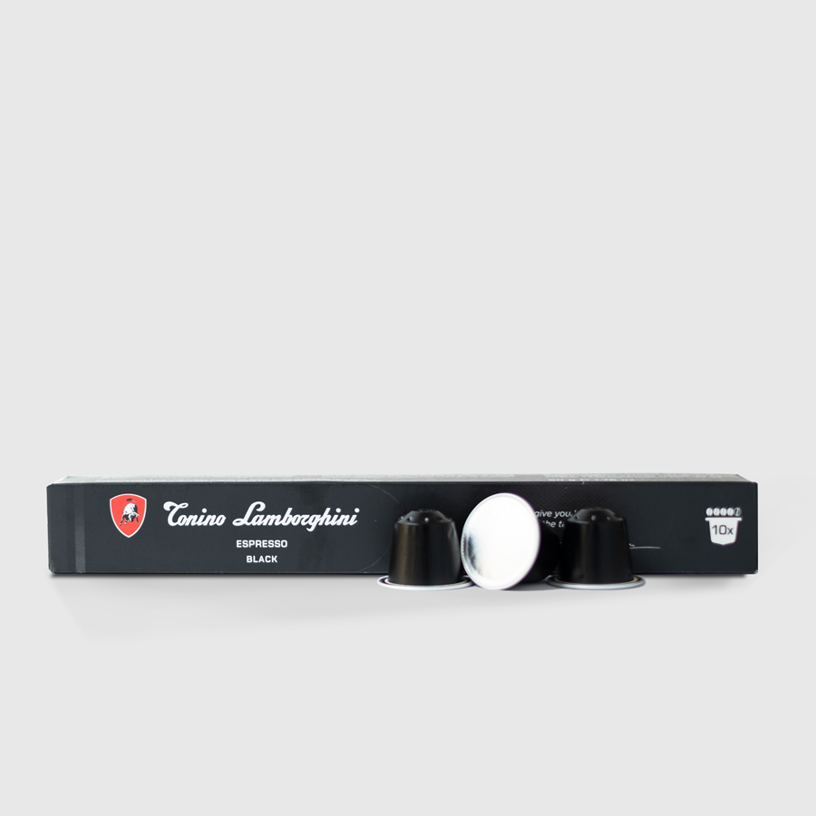 Tonino Lamborghini Black Nespresso Compatible Capsules | Doppio
