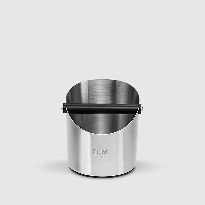 Knock Box Per Caffè Espresso, 350 X 250 X 90 Mm, Contenitore Per Fondi, Accessorio Barista In Acciaio, Con Piedini In Gomma