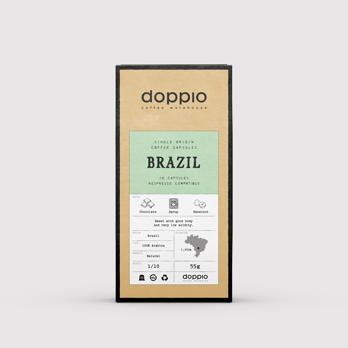 Brazil Single Origin Coffee Capsules