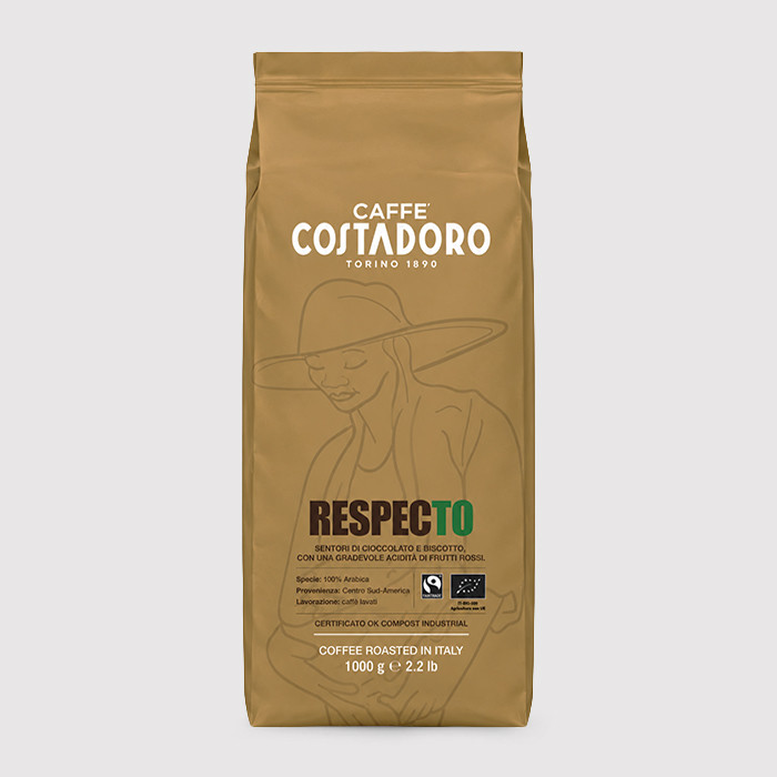 Caffe Costadoro RespecTo  Organic & Fairtrade Coffee Beans 1kg