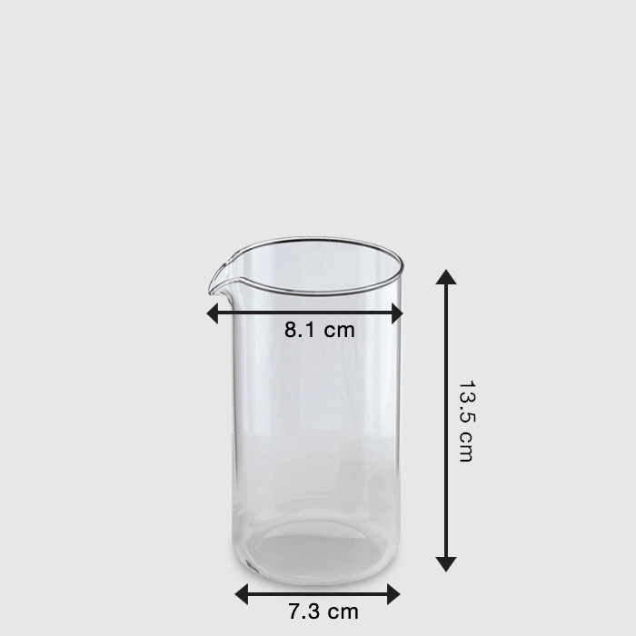 cafetiere replacement glass 3 cup,JF20 