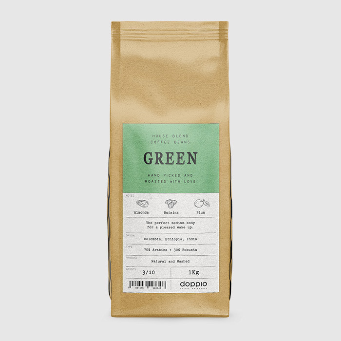 Green House Blend Coffee Beans 1kg