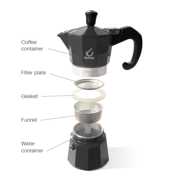 2 Cup Miss Moka Prestige Induction at 