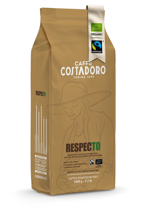 Caffe Costadoro RespecTo blend coffee beans at Doppio Coffee