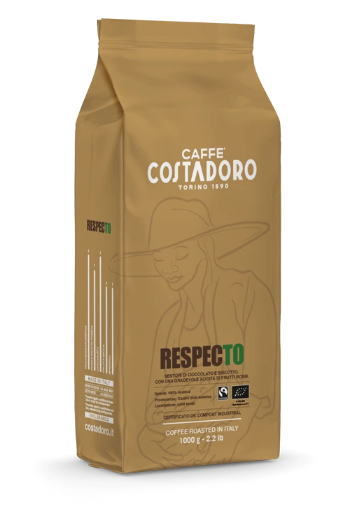 Caffe Costadoro RespecTo blend coffee beans at Doppio Coffee