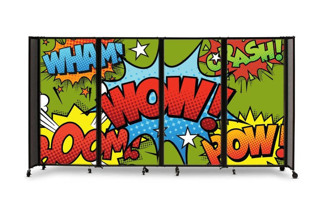 CustomPrinted Room Divider 360 Portable Partition Versare