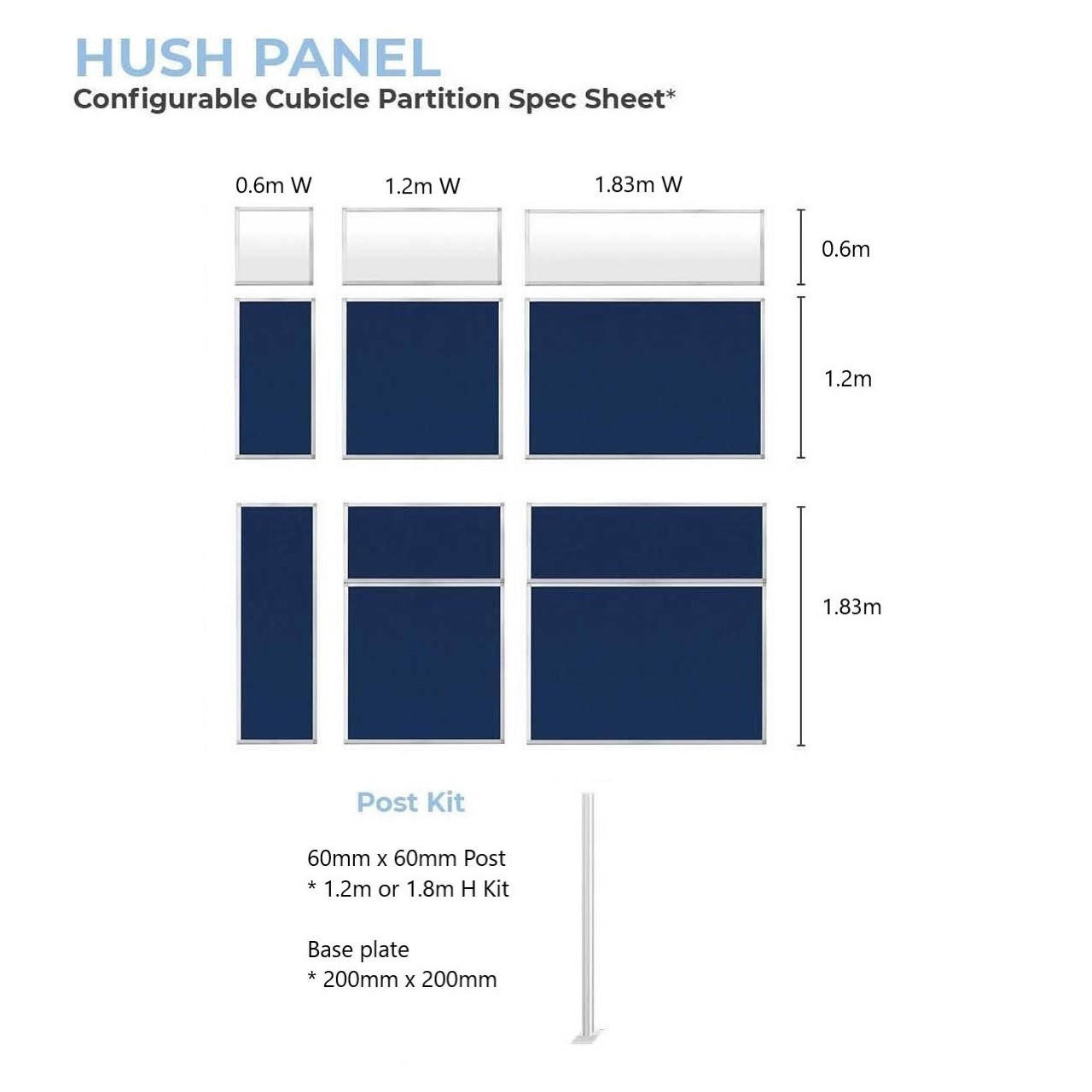  Hush Panel™ Cubicles 