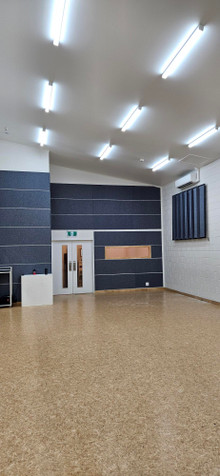 Installation of SoundSorb Acoustic Panels in a dance studio
