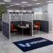  SoundSorb Acoustic Hush Panel™ Cubicle, W Shape, Pre-Configured 