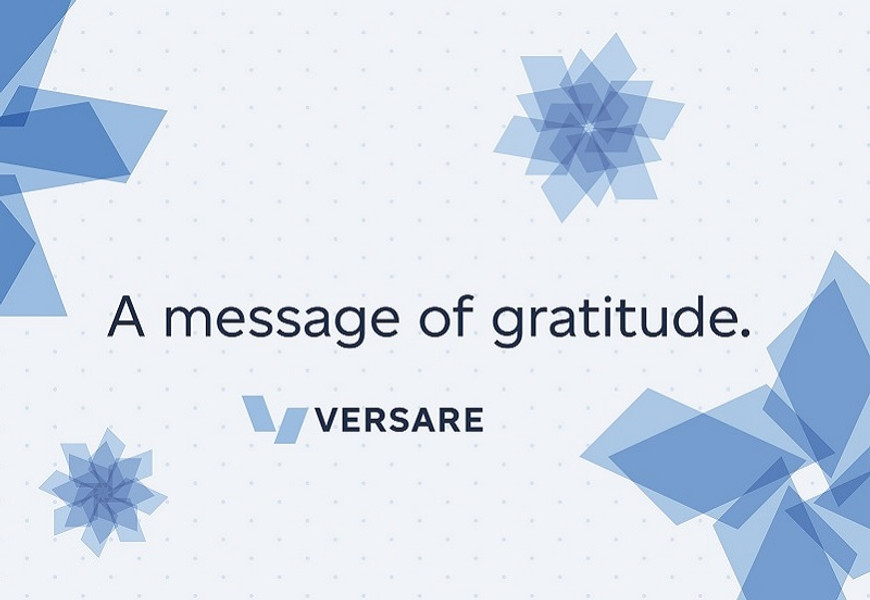 Thanks from Versare 2021