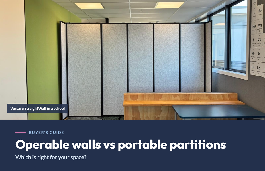 Operable Walls vs Portable Partitions: Which Is Right for Your Space?
