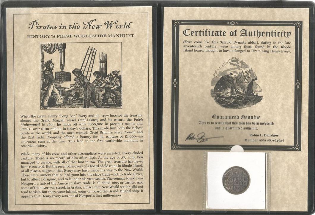 Bullionshark Pirates in the New World: History's First Worldwide Manhunt (Coin Album) 