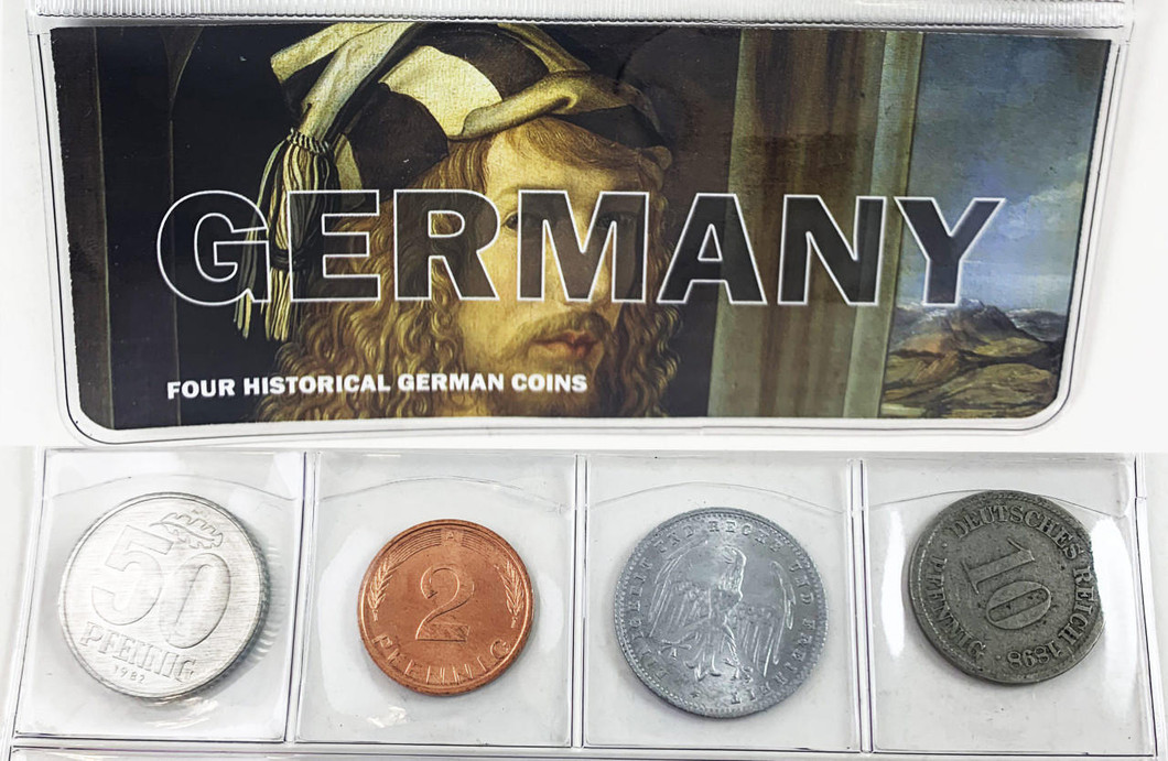 Bullionshark Germany: Four Historical German Coins (mini) 