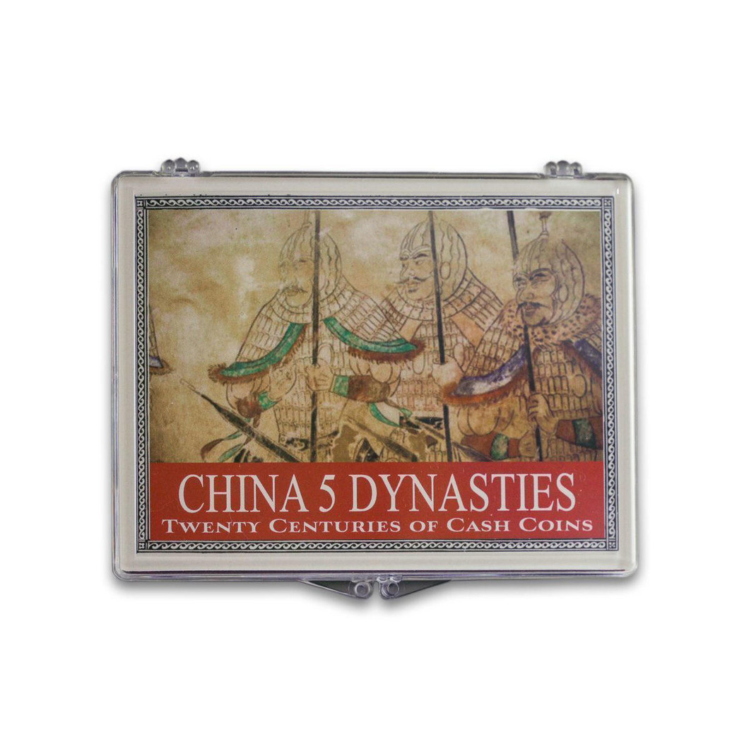Bullionshark China 5 Dynasties: Twenty Centuries of Cash Coins (Clear Box) 