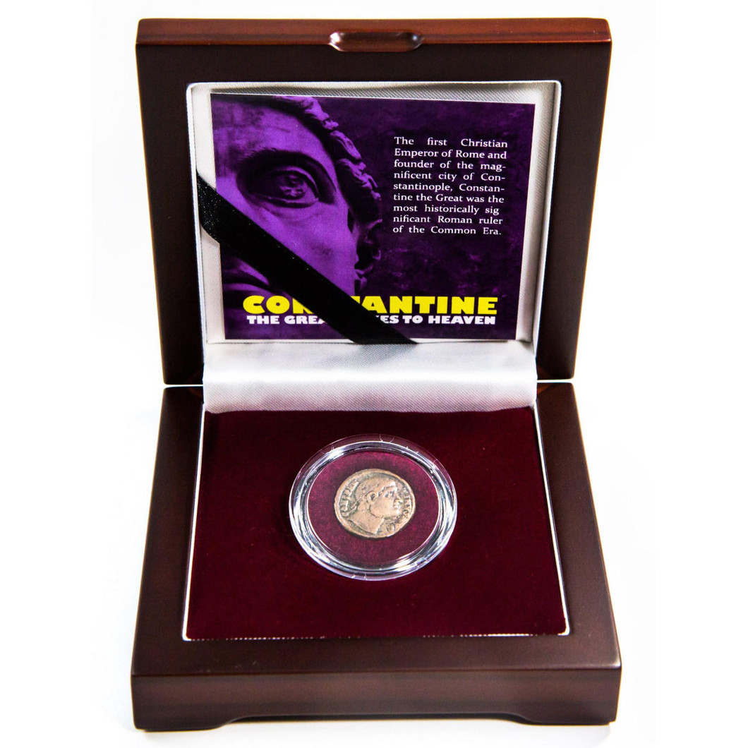 Bullionshark Constantine the Great: “Eyes to Heaven” Coin (One-Coin Box) 