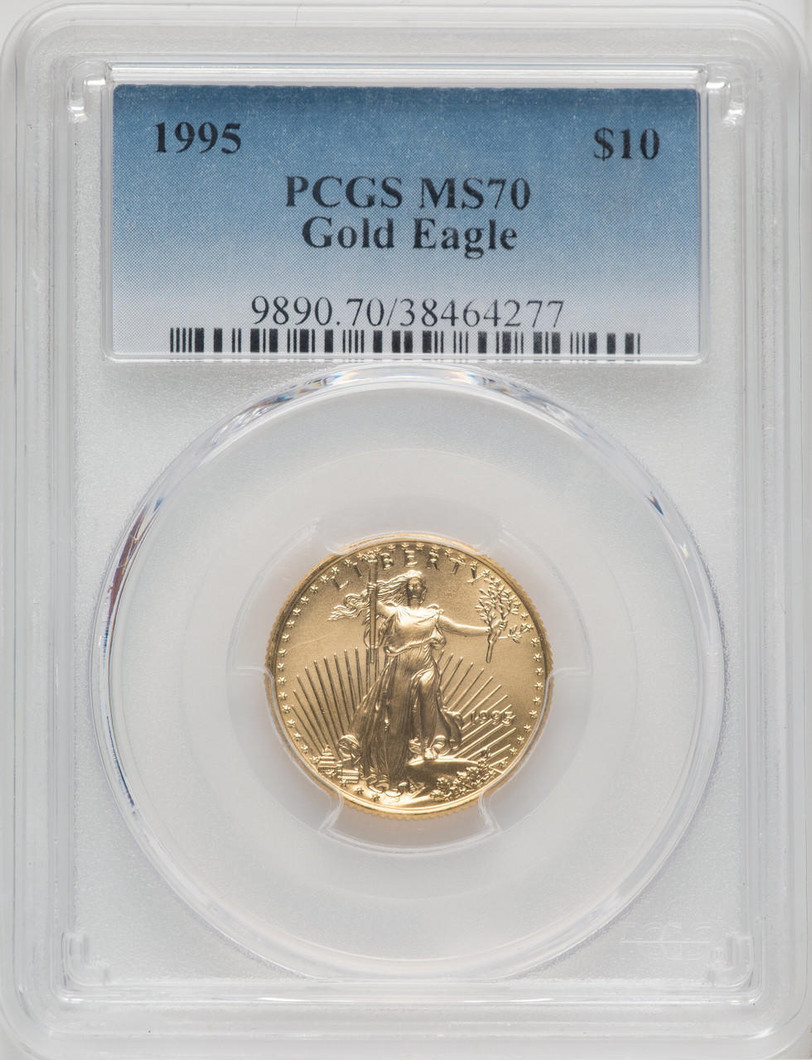 1995 $10 Gold Eagle PCGS MS70 - 759303002