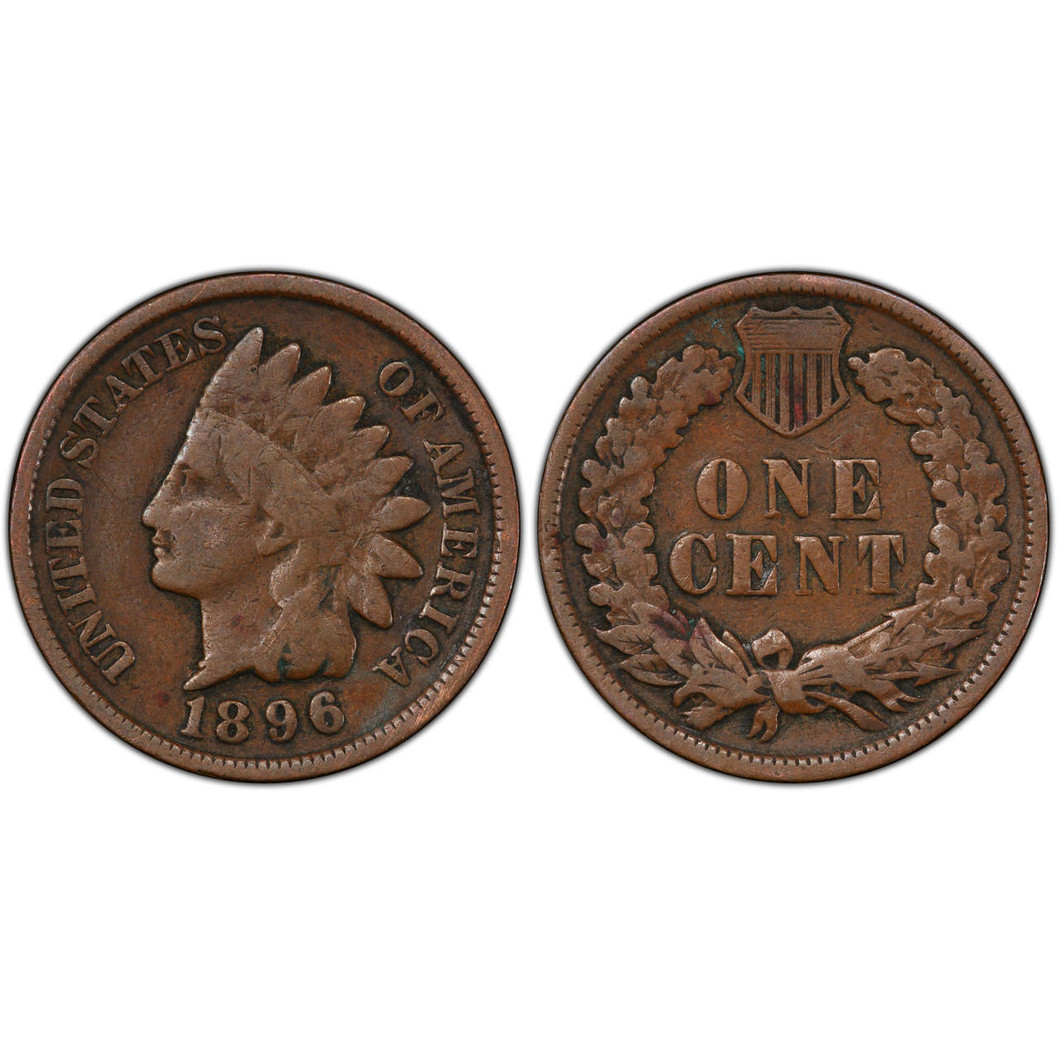 Bullionshark 1896 Indian Head Cent Circulated 