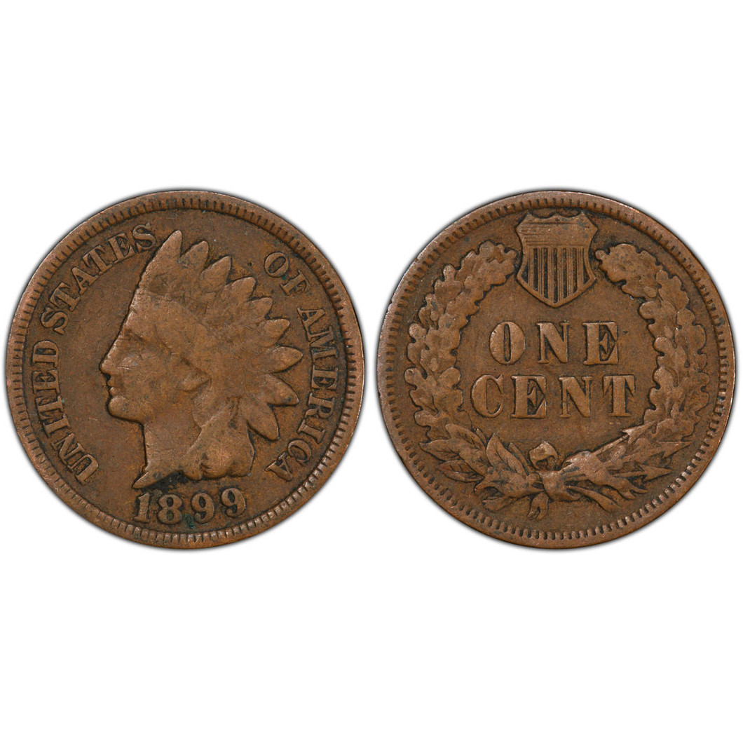 Bullionshark 1899 Indian Head Cent Circulated 