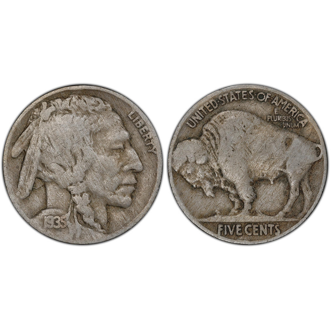 Bullionshark 1935 Buffalo Nickel Circulated 