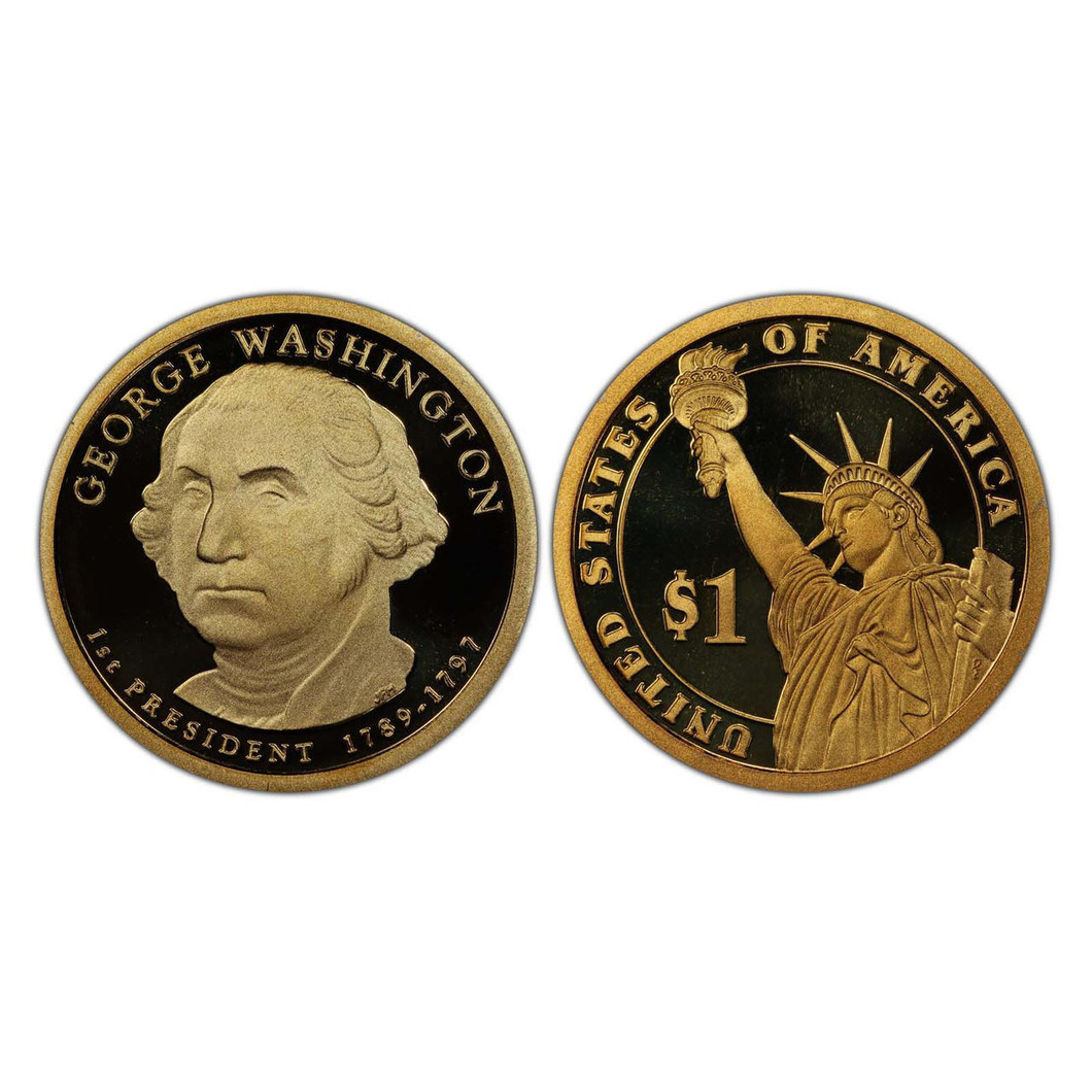 Bullionshark 2007-S George Washington Presidential Dollar - Proof 