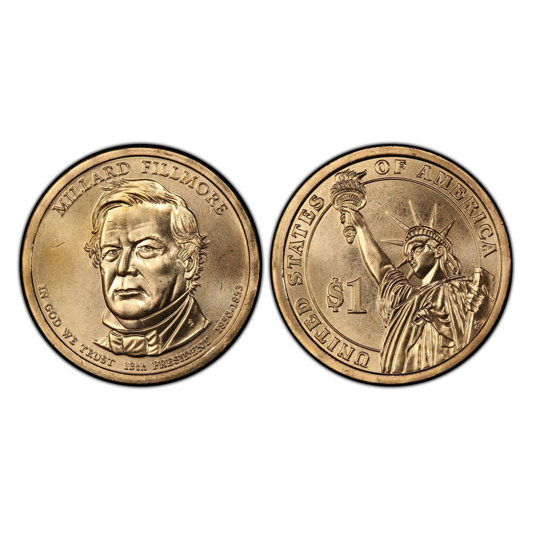 Bullionshark 2010-D Millard Fillmore Presidential Dollar 