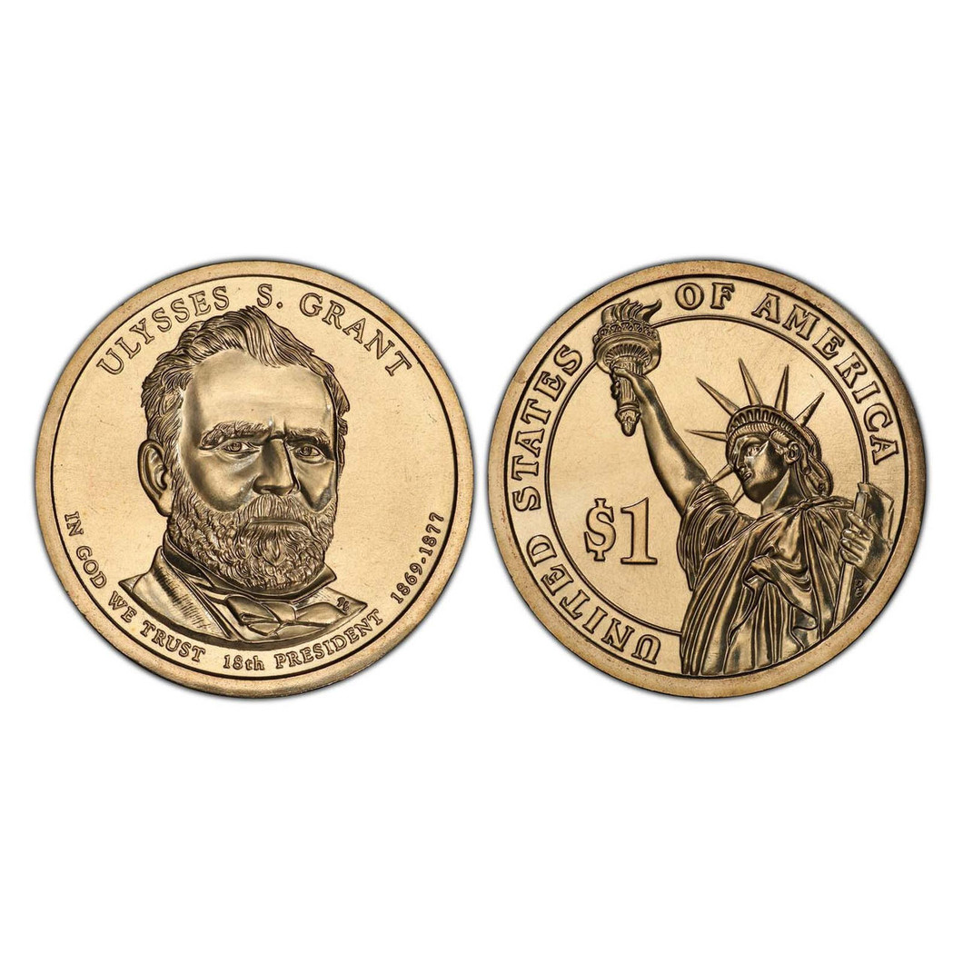 Bullionshark 2011-P Ulysses S. Grant Presidential Dollar 