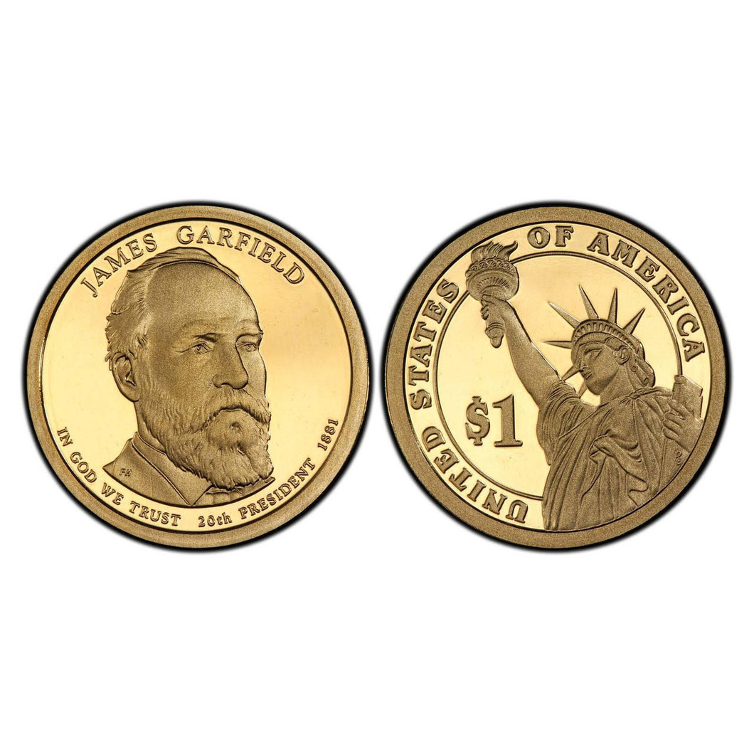 Bullionshark 2011-S James A. Garfield Presidential Dollar - Proof 