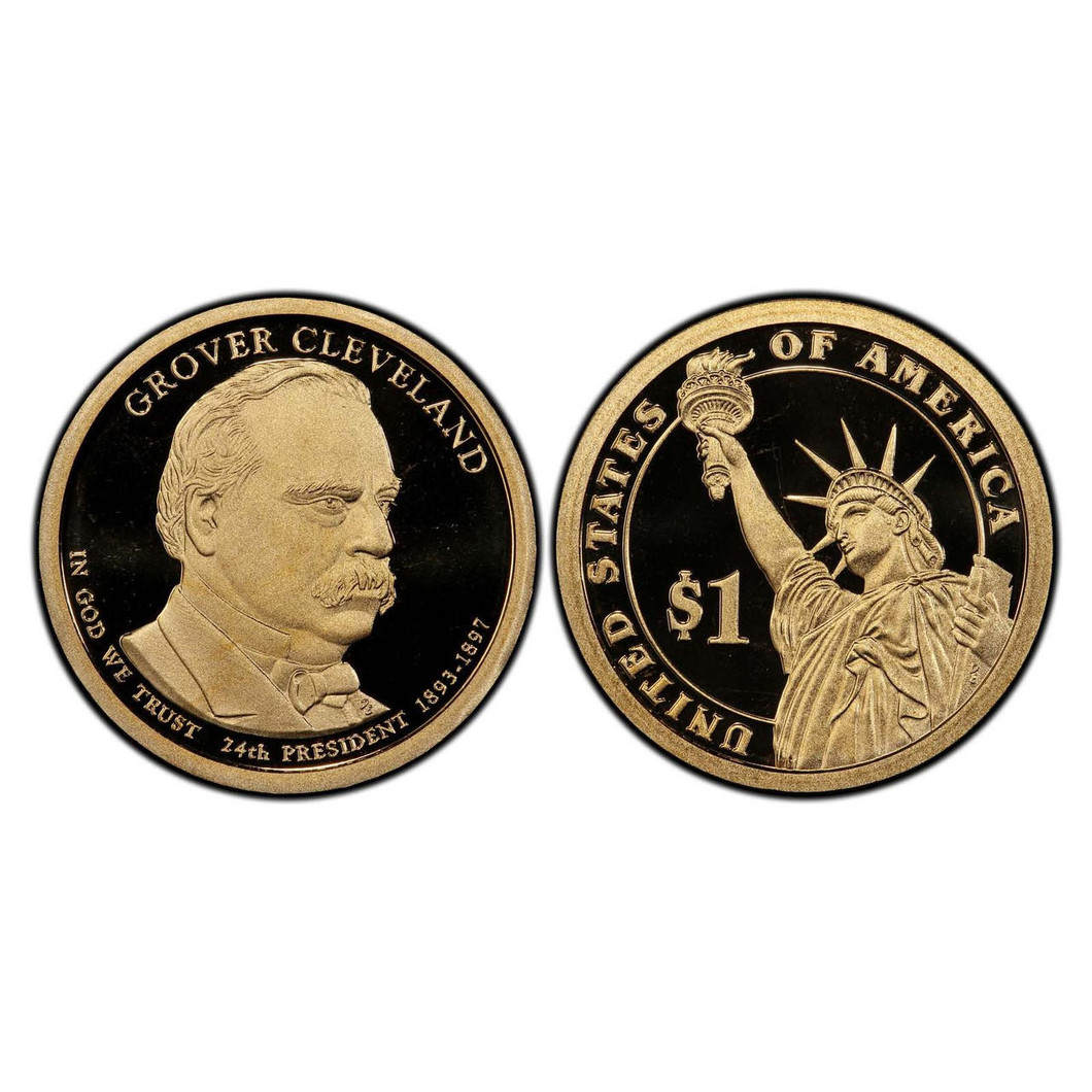 Bullionshark 2012-S Grover Cleveland (Term 2) Presidential Dollar - Proof 