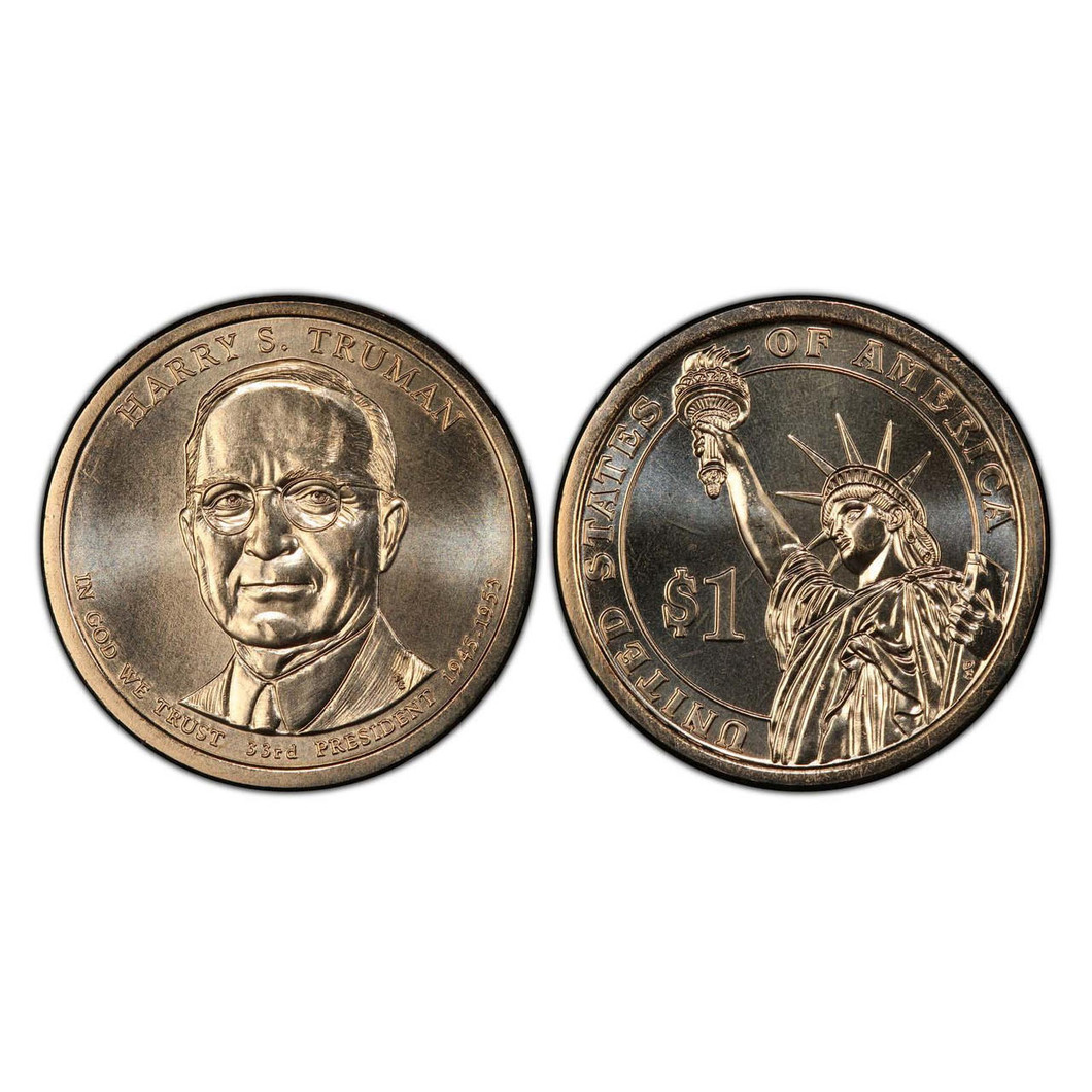 Bullionshark 2015-P Harry S. Truman Presidential Dollar 