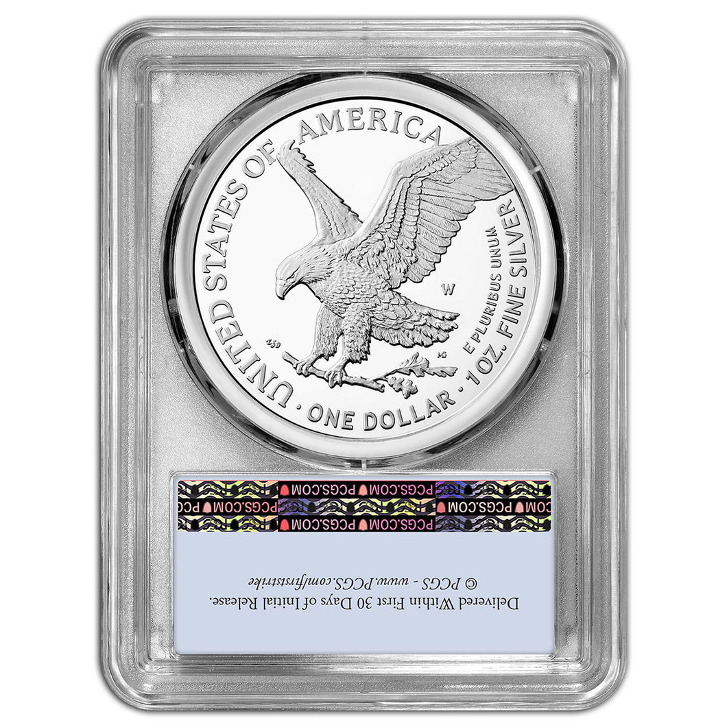 2024 (P) SILVER EAGLE CAC MS70 STAR PRIVY FIRST DELIVERY PAUL NUGGET