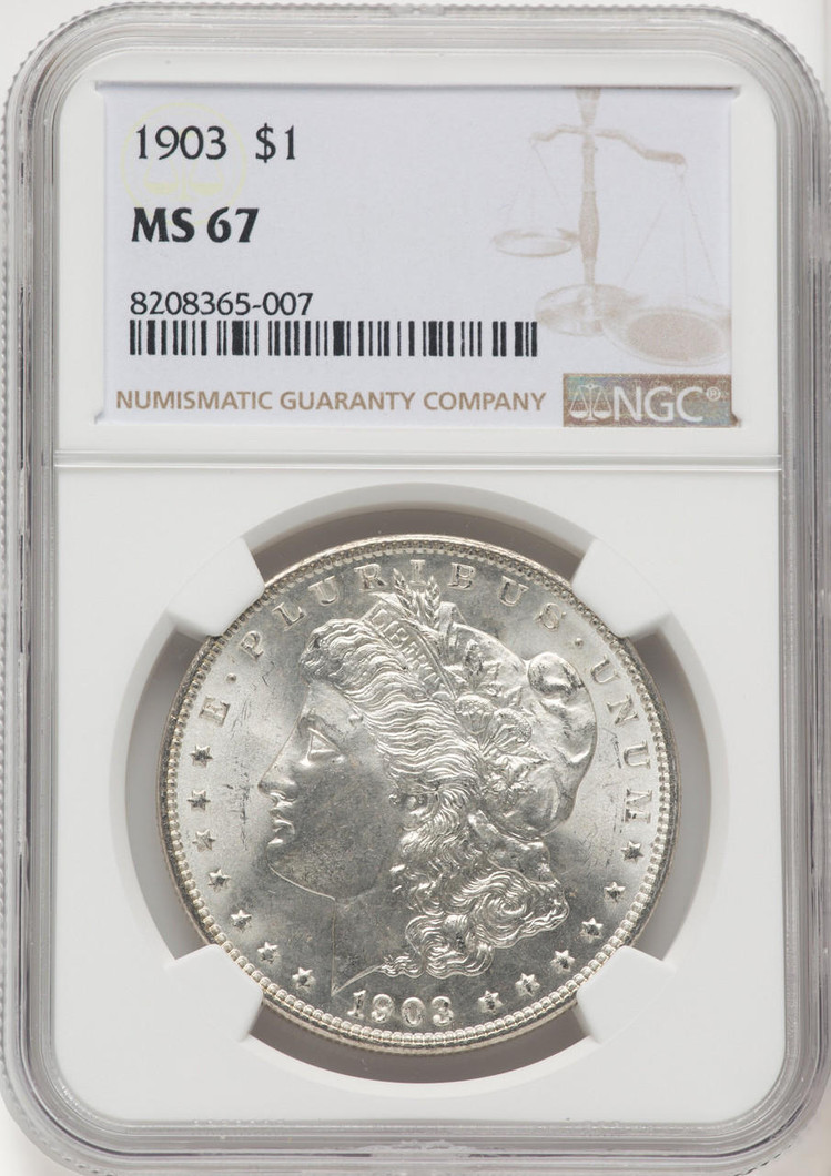  1903 Morgan Silver Dollar NGC MS67 - 769195002 