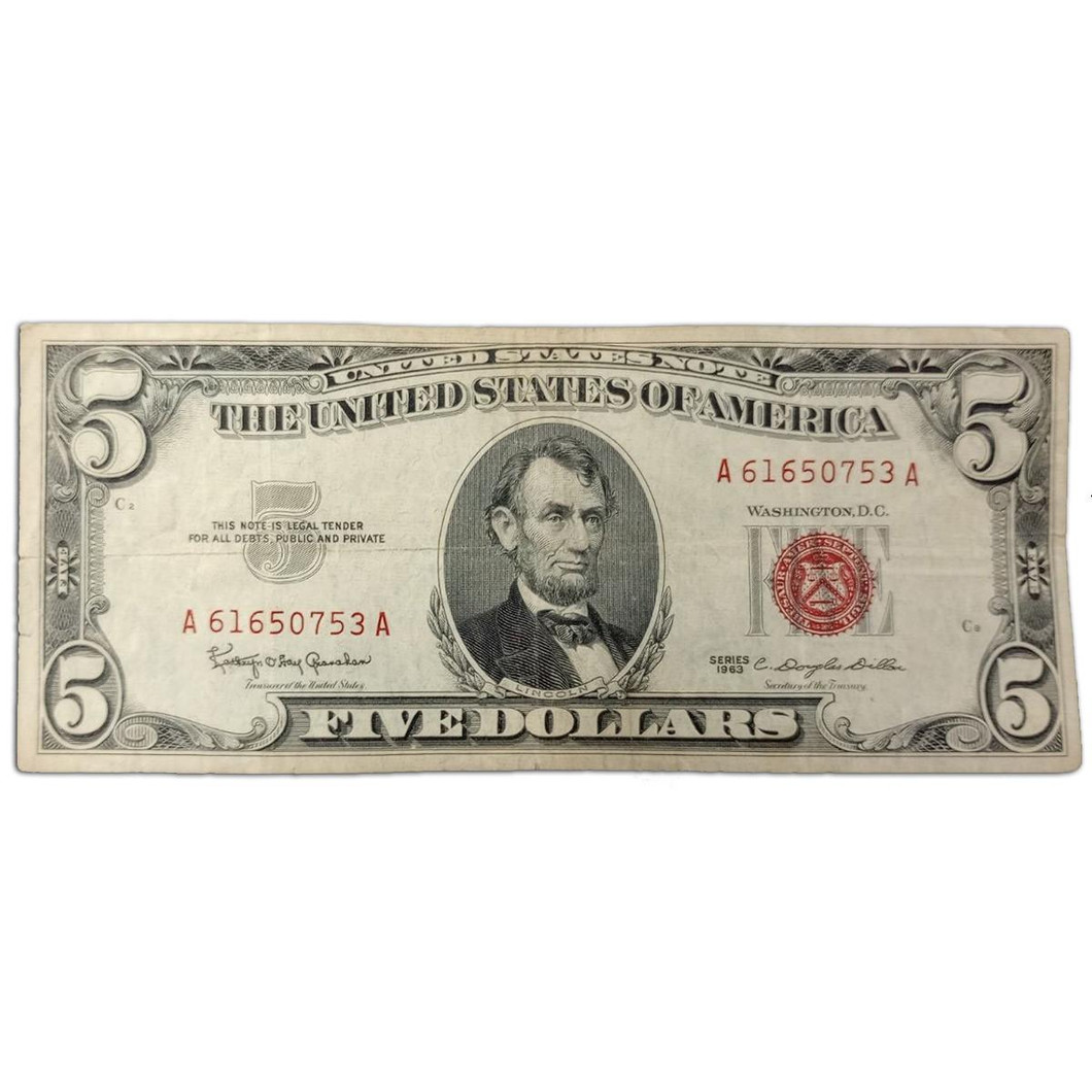 Buy 1963 $5 Red Seal Note Online