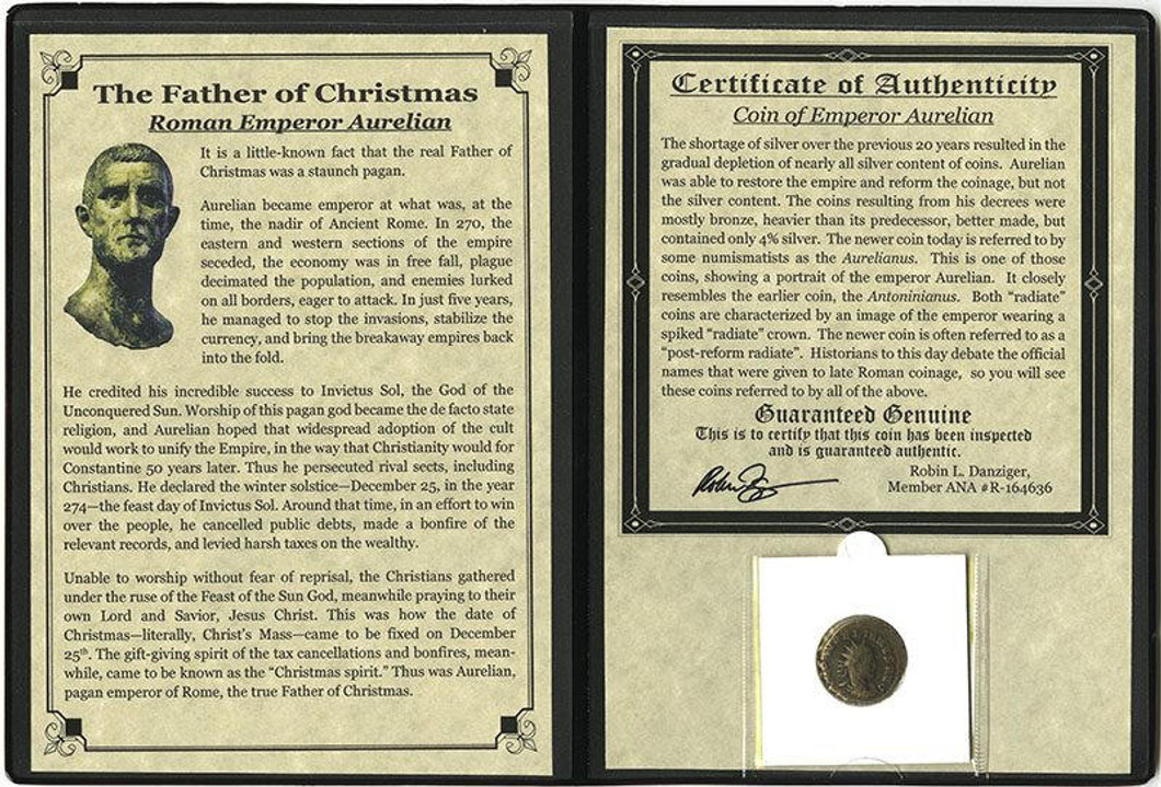 Bullionshark Father of Christmas: Roman Coin Album (PROMO) 