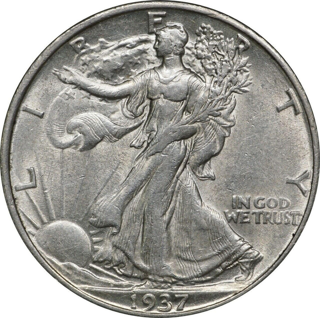 Bullionshark 1916-1947 Walking Liberty Half Dollar XF/AU 