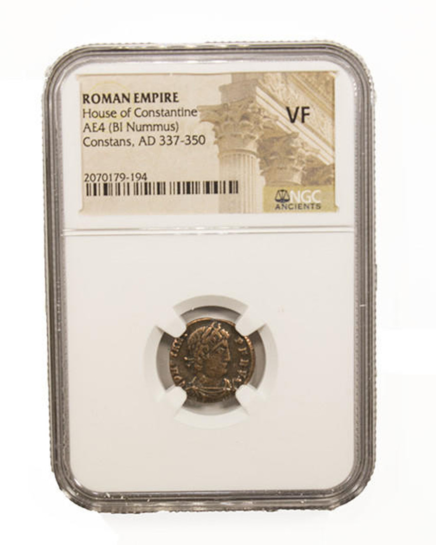 Bullionshark Roman AE of Constans (AD 221-350) NGC (VF) 