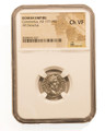 Bullionshark Roman Silver Denarius of Commodus (AD 177-192) NGC (VF)