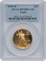 Bullionshark 1995-W $25 Proof Gold Eagle PCGS PR70DCAM