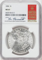 Bullionshark 1886 Silver Morgan Dollar NGC MS67 Bressett Signed-517088010