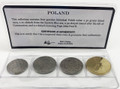 Bullionshark Poland: Four Historical Polish Coins (mini) 