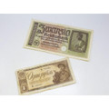 Bullionshark Battle of Stalingrad: Two Wartime Banknotes (Billfold) 