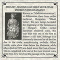Bullionshark Madonna & Child Box: Virgin Mary and baby Jesus Silver Denar of Hungary (One-Coin Box)