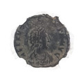 Bullionshark Roman Bronze Coin of Aelia Eudoxia  (401-460) NGC (VF) 