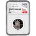 Bullionshark 1998-W $50 Proof Platinum Eagle NGC PF70 Ultra Cameo  Thomas Uram Signed 