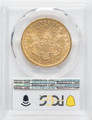  1872-S $20 Gold Liberty PCGS XF45 