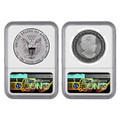 Bullionshark 2019 Pride Of Two Nations Proof Silver Eagle/Modified Proof Maple Leaf Set NGC PF 70  (2 Coin Set) 