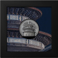 Bullionshark 2023 Cook Islands $10 Beijing Temple of Heaven 2oz Antique Silver PCGS MS70 FDOI 