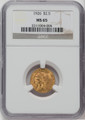 Bullionshark 1926 $2.50 Gold Indian NGC MS65 - 761696003