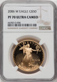 Bullionshark 2006-W $50 Gold Buffalo NGC PF70 UCAM