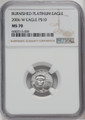 2006-W $10 Burnished Platinum Eagle NGC MS70